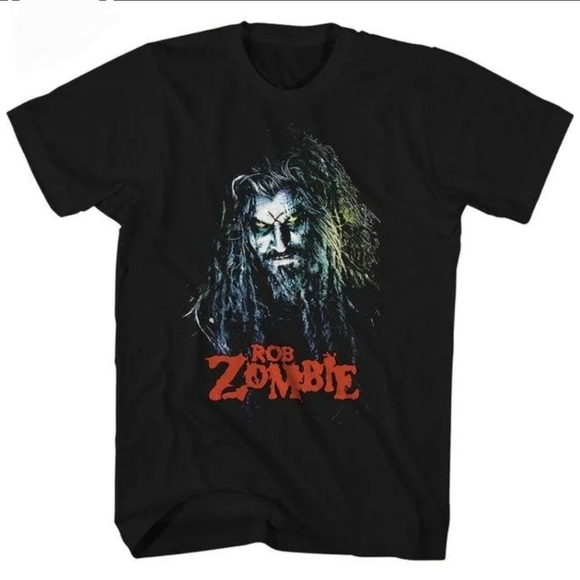 Rob Zombie Other - Rob Zombie Hell Billy Head Black Shirt
